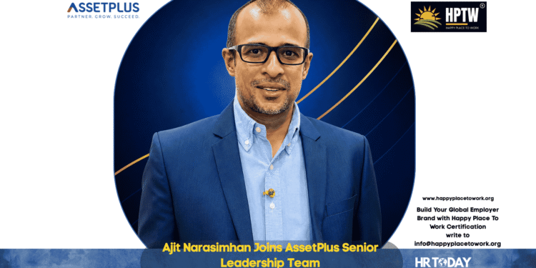Ajit Narasimhan Joins AssetPlus Senior Leadership Team