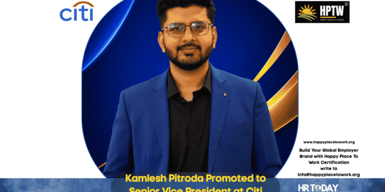Kamlesh Pitroda Promoted to Senior Vice President at Citi
