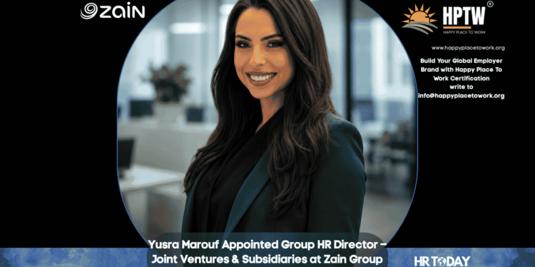 Yusra Marouf Appointed Group HR Director – Joint Ventures & Subsidiaries at Zain Group