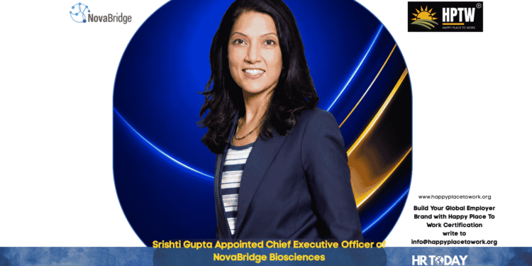 Srishti Gupta Appointed Chief Executive Officer of NovaBridge Biosciences