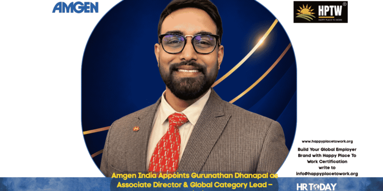 Amgen India Appoints Gurunathan Dhanapal as Associate Director & Global Category Lead – Artificial Intelligence (AI) and Data Analytics