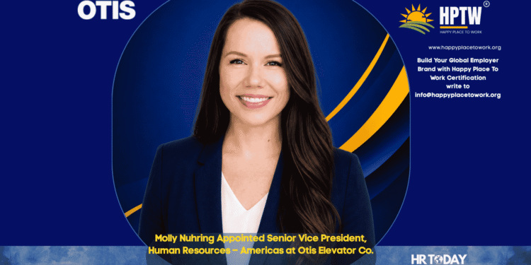 Molly Nuhring Appointed Senior Vice President, Human Resources – Americas at Otis Elevator Co.
