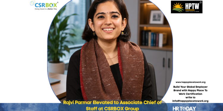 Rajvi Parmar Elevated to Associate Chief of Staff at CSRBOX Group