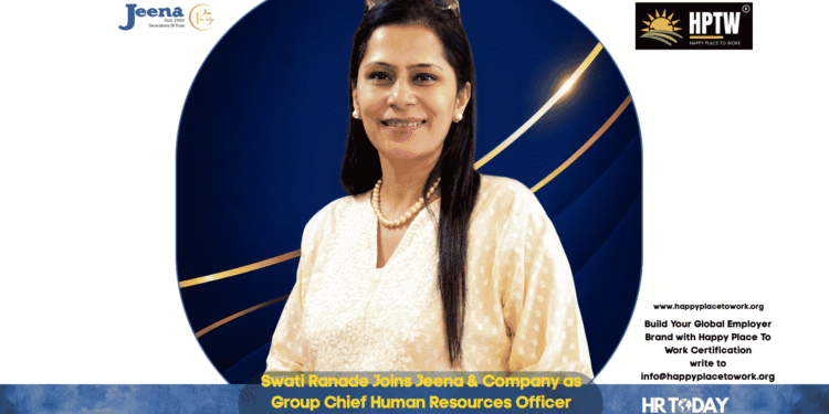Swati Ranade Joins Jeena & Company as Group Chief Human Resources Officer