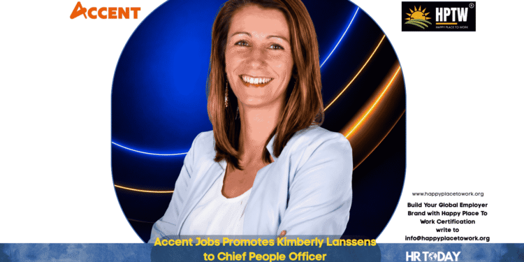 Accent Jobs Promotes Kimberly Lanssens to Chief People Officer