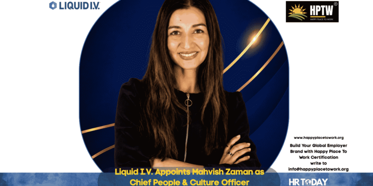 Liquid I.V. Appoints Mahvish Zaman as Chief People & Culture Officer