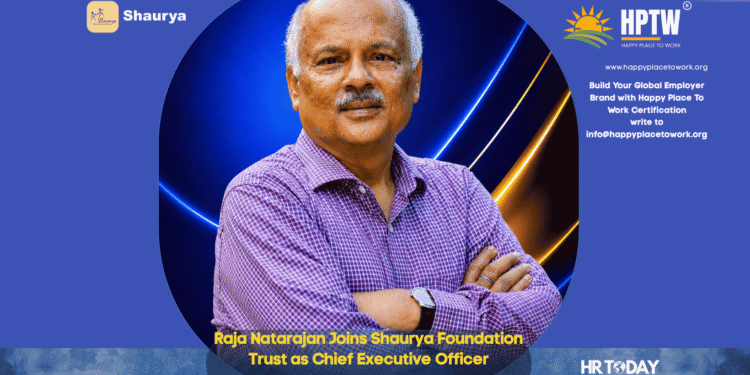 Raja Natarajan Joins Shaurya Foundation Trust as Chief Executive Officer