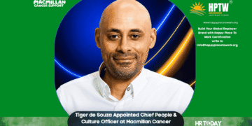 Tiger de Souza Appointed Chief People & Culture Officer at Macmillan Cancer Support