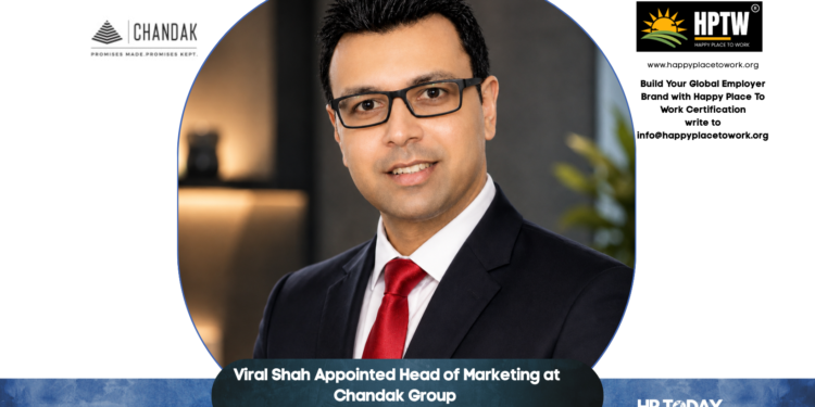 Viral Shah Appointed Head of Marketing at Chandak Group