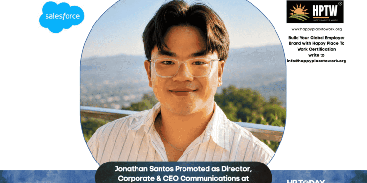 Jonathan Santos Promoted as Director, Corporate & CEO Communications at Salesforce