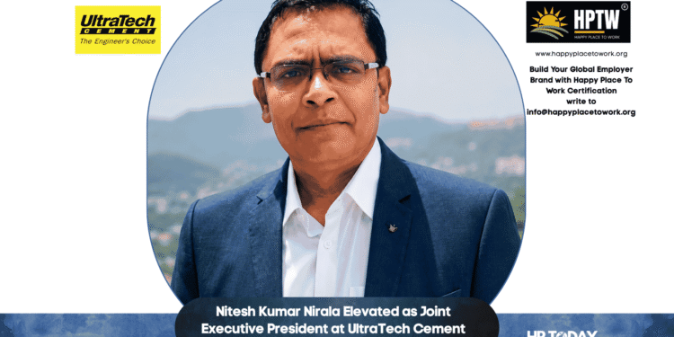 Nitesh Kumar Nirala Elevated as Joint Executive President at UltraTech Cement