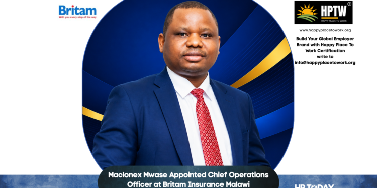 Maclonex Mwase Appointed Chief Operations Officer at Britam Insurance Malawi