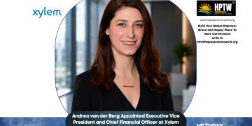 Andrea van der Berg Appointed Executive Vice President and Chief Financial Officer at Xylem