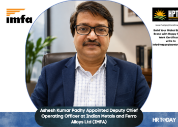 Ashesh Kumar Padhy Appointed Deputy Chief Operating Officer at Indian Metals and Ferro Alloys Ltd (IMFA)