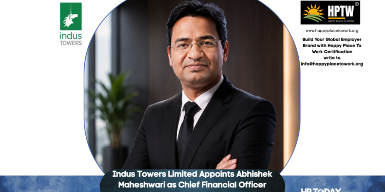 Indus Towers Limited Appoints Abhishek Maheshwari as Chief Financial Officer