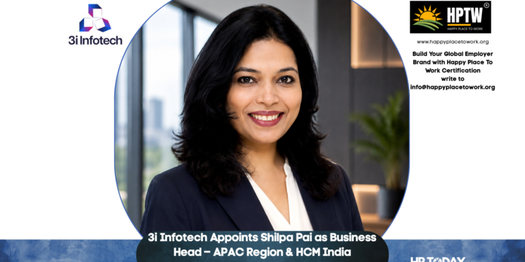 3i Infotech Appoints Shilpa Pai as Business Head – APAC Region & HCM India