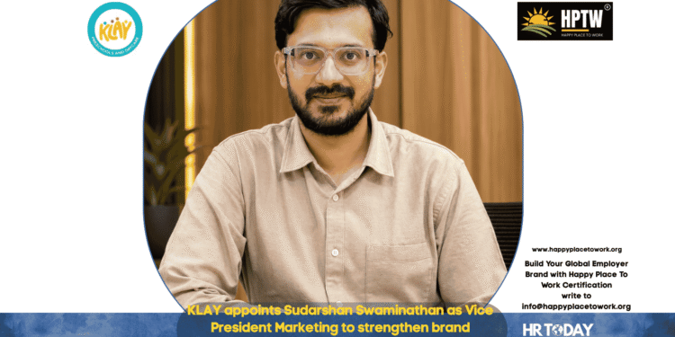 KLAY appoints Sudarshan Swaminathan as Vice President Marketing to strengthen brand leadership and accelerate growth