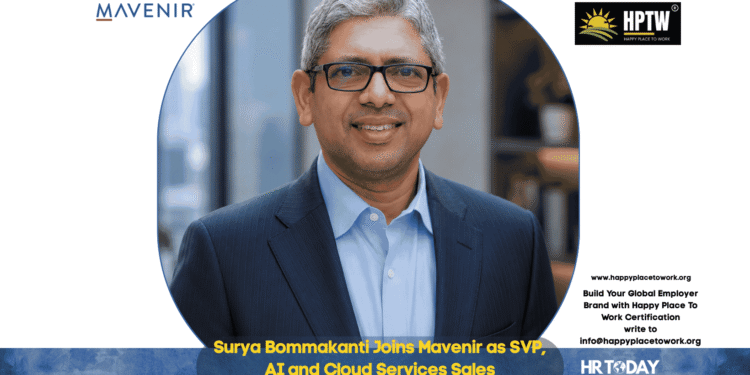 Surya Bommakanti Joins Mavenir as SVP, AI and Cloud Services Sales