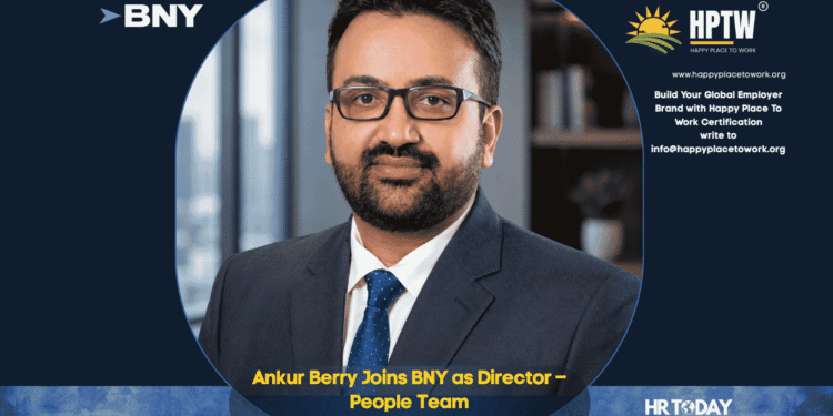 Ankur Berry Joins BNY as Director – People Team