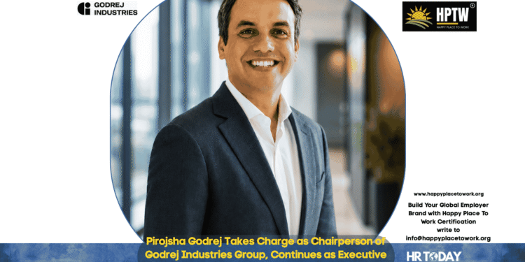 Pirojsha Godrej Takes Charge as Chairperson of Godrej Industries Group