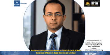 Krishnan Sundaram Appointed as Chief Growth & New Business Officer at Bajaj Electricals Limited