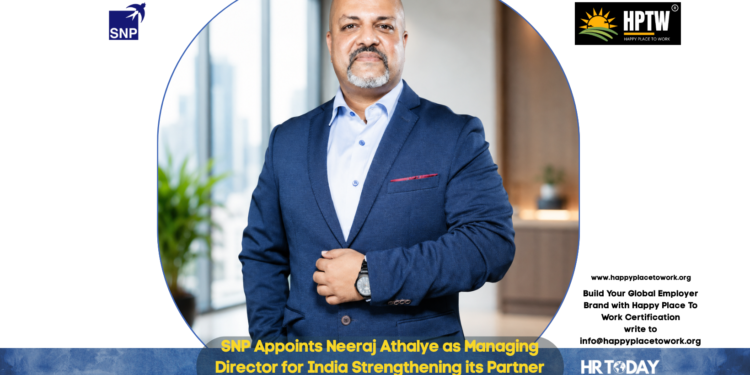 SNP Appoints Neeraj Athalye as Managing Director for India Strengthening its Partner First and Best-Data-for Business-AI Strategy