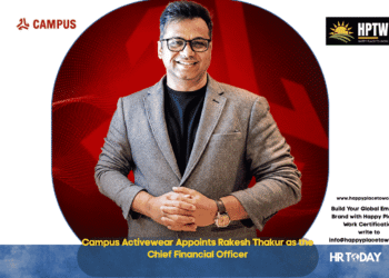 Campus Activewear Appoints Rakesh Thakur as the Chief Financial Officer