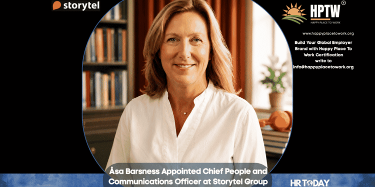 Åsa Barsness Appointed Chief People and Communications Officer at Storytel Group