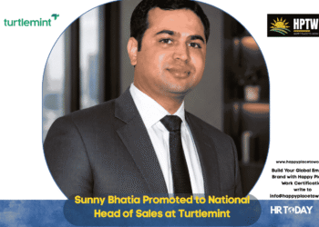 Sunny Bhatia Promoted to National Head of Sales at Turtlemint