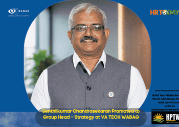 Senthilkumar Chandrasekaran Promoted to Group Head – Strategy at VA TECH WABAG