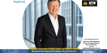 Siegfried Appoints Frédéric Kahn as Head of Global Business Development & Sales, Drug Products