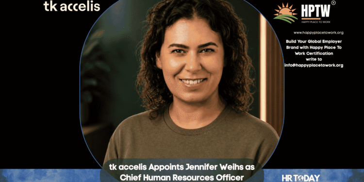tk accelis Appoints Jennifer Weihs as Chief Human Resources Officer