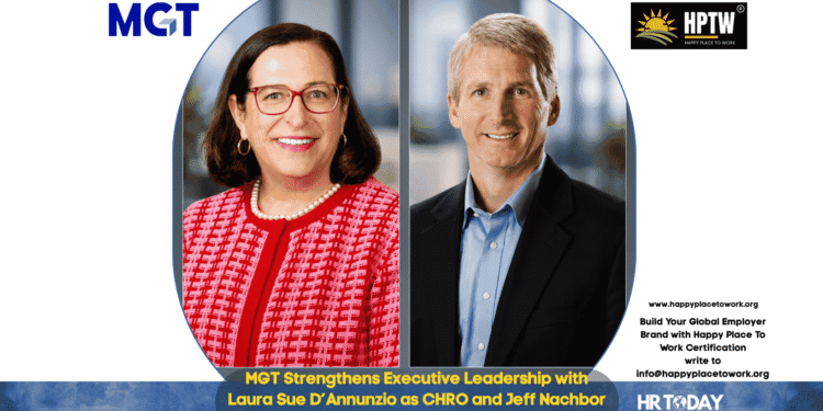 MGT Strengthens Executive Leadership with Laura Sue D’Annunzio as CHRO and Jeff Nachbor as CFO