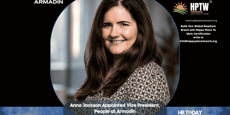 Anna Jackson Appointed Vice President, People at Armadin