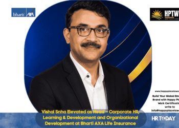 Vishal Snha Elevated as Head – Corporate HR, Learning & Development and Organizational Development at Bharti AXA Life Insurance