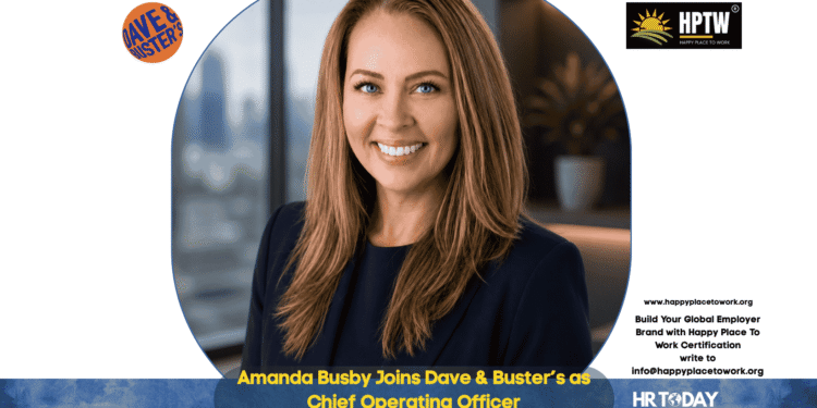 Amanda Busby Joins Dave & Buster’s as Chief Operating Officer
