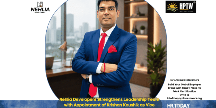 Nehlia Developers Strengthens Leadership Team with Appointment of Krishan Kaushik as Vice President - Sales & Marketing