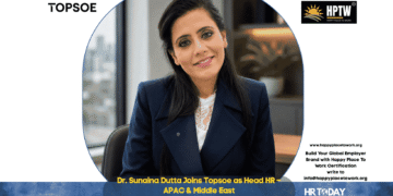 Dr. Sunaina Dutta Joins Topsoe as Head HR – APAC & Middle East